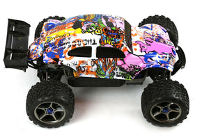 Custom Body Graffiti Pig for Traxxas E-Revo 1/10 Truck Car Shell Cover 1:10