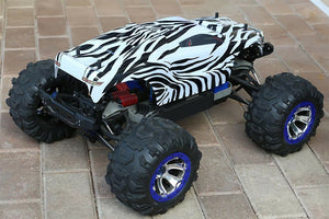 Custom Body Zebra Style for Traxxas 1/10 Summit Shell Cover 1:10 Scale