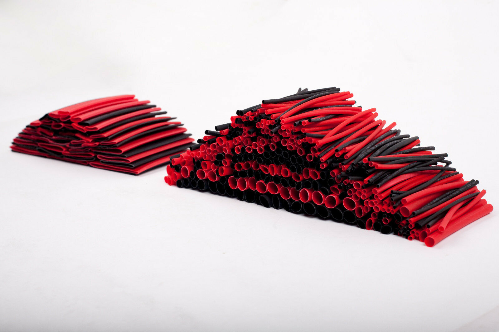 Huge Assortment of 428 Pcs Red Black Heat Shrink Tube Sleeve in 10 Sizes