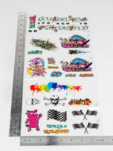 Load image into Gallery viewer, Sticker Set Graffiti Style RC Car Truck Decal fit Most 1/10 1/8 Scale
