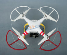 Load image into Gallery viewer, 2x Red &amp; 2x White Snap On/Off Prop Guards for DJI PHANTOM UPair UP Air Autel
