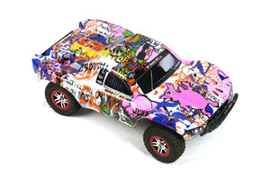 Custom Body Graffiti Pink Pig for Traxxas 1/10 Slash Truck Car Shell Cover 1:10