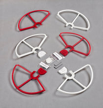 Load image into Gallery viewer, Set of 6 Red/White Snap on Prop Guards DJI Phantom 3 Pro Adv Sta Incl 2 Spares
