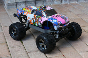 Custom Body Graffiti Pig for Traxxas Stampede 1/10 Truck Car Shell Cover 1:10