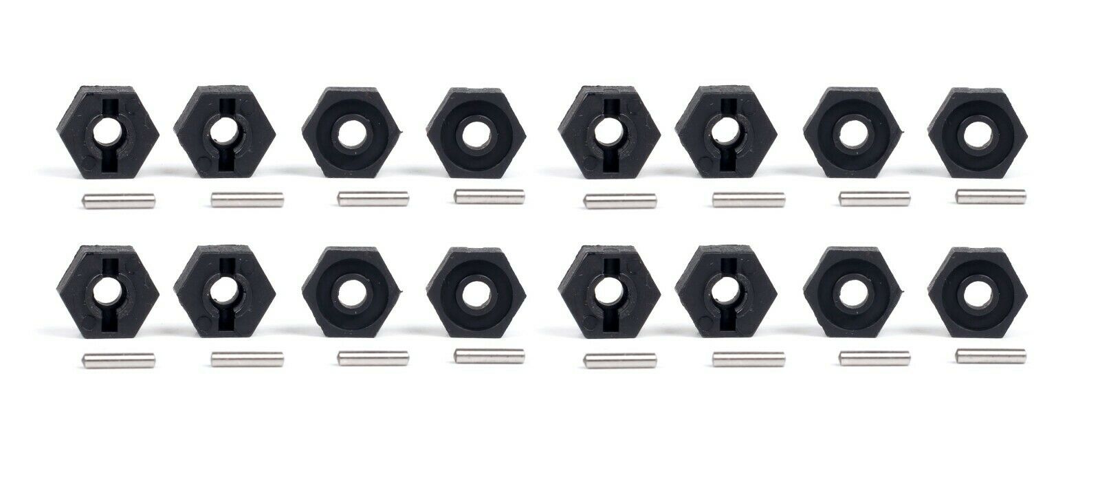 16pc Hex Wheel Hub 12mm for Traxxas Rustler Stampede Slash Bigfoot TRX 1654