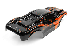 Custom Body Muddy Orange for Traxxas 1/10 Rustler 4x4 Truck Shell Cover