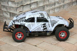 Custom Buggy Body Newspaper Style for Traxxas Slash 1/10 Shell Baja 6811 Car Bug