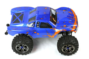 Custom Body Muddy Blue Orange for Traxxas T / E Maxx Shell Cover 3911R E-Maxx