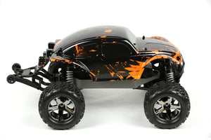 Custom Body Muddy Bug Orange for Traxxas Stampede 1/10 Truck Car Shell 1:10