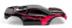 Custom Body Hot Pink for Traxxas 1/10 Rustler 4x4 Truck Shell Cover