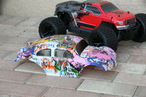 Custom Body Graffiti Buggy for ARRMA GRANITE 3S BLX 1/10 Mod Required Read