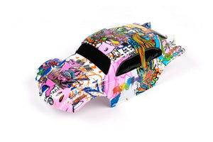 Custom Buggy Body Graffiti Pig Shell for ARRMA 1/8 Nero 6S BLX VW Baja Beetle