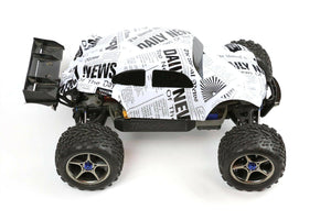 Custom Buggy Body Fake News for Traxxas E-Revo 1/10 Truck Car Shell Cover 1:10