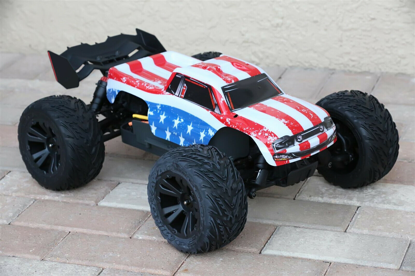 Custom Body American Flag USA for Arrma Kraton 4S 1/10 Truck Car Shell Cover