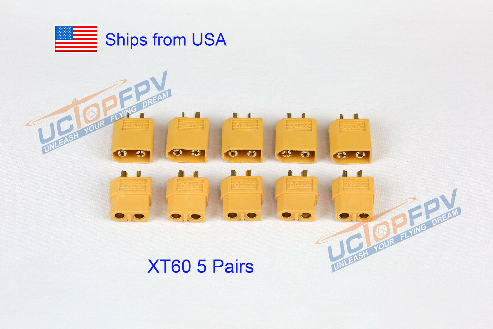 5 Pairs XT60 Male Female Connector for Lipo Battery DJI Phantom F550 F450 XT 60