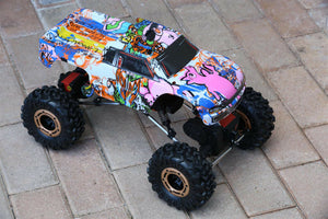 Custom Body Graffiti Pig for Redcat Racing Rockslide / Everest 1/10 Crawler