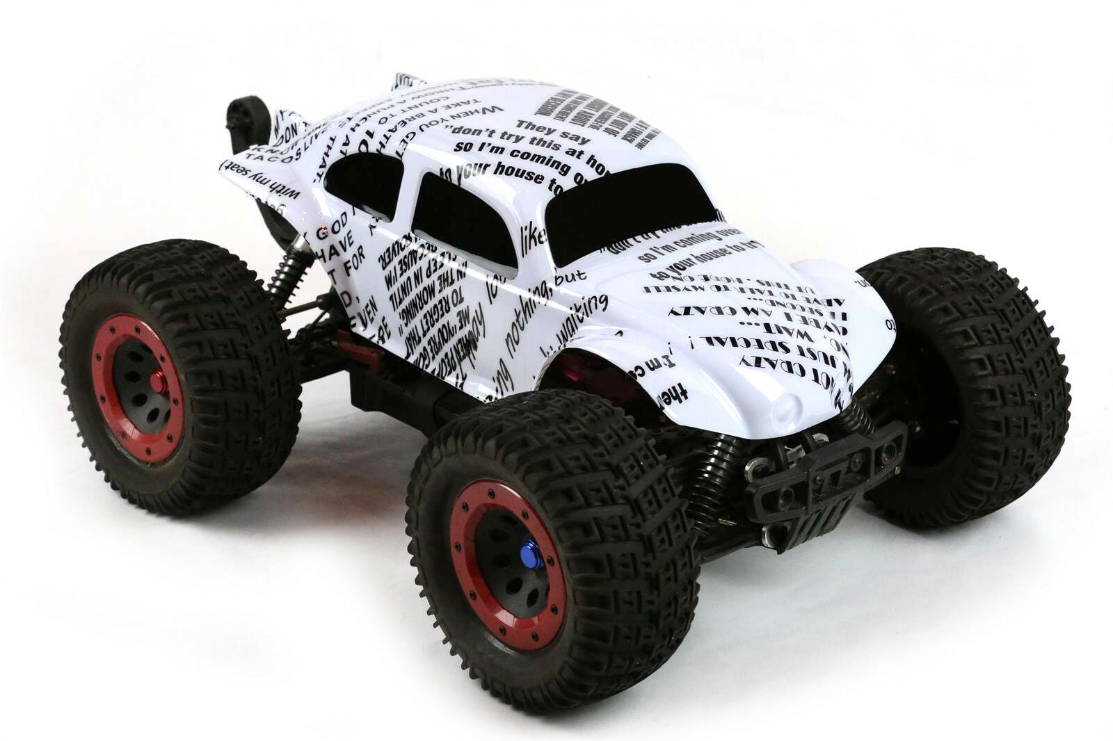 Custom Buggy Body Funny Sayings for 1/8 RC Truck Thunder Tiger MT4 G3 HPI Savage