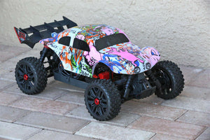 Custom Body Graffiti Buggy for ARRMA Typhon 3S BLX 1/8 Mod Required Read