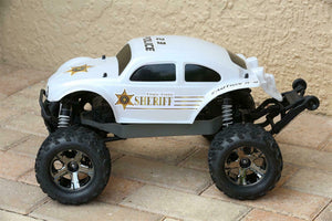 Custom Buggy Body Sheriff Police White for Traxxas Stampede 1/10 Truck Car Shell