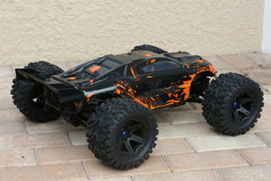 Custom Body Muddy Orange for Traxxas E-Revo 2.0 1/10 Truck Car Shell Cover 1:10