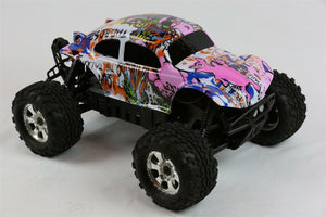 Custom Buggy Body Graffiti Pig for HPI Savage Flux HP 1/8 VW Baja Beetle Shell