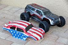 Load image into Gallery viewer, Custom Buggy Body American Flag for Redcat Racing Blackout XTE 1/10 Crawler
