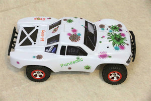 Custom Body Anti-Virus Theme for Traxxas 1/10 Slash Truck Shell Cover 1:10