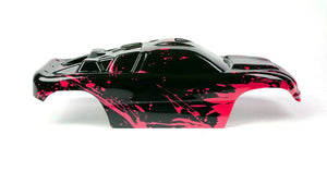 Custom Body Hot Pink for Traxxas Rustler 2WD 1/10 Truck Car Shell Cover 1:10