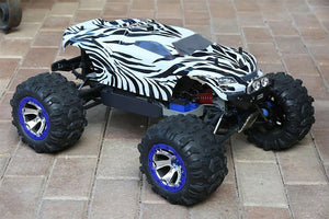 Custom Body Zebra Style for Traxxas 1/10 Summit Shell Cover 1:10 Scale