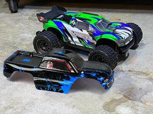 Custom Body Muddy Blue for ARRMA VORTEKS 3S BLX 1/10 Stadium Truck