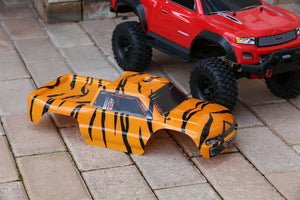 Custom Body Tiger Style for Traxxas TRX-4 Trail Crawler Truck Car Shell