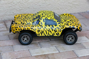 Custom Body Cheetah Style for ARRMA Senton 4x4 3S / 6S BLX Cover Shell Slash