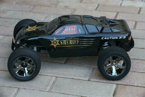 2pk Set Custom Police Sheriff for Traxxas Rustler 2WD 1/10 Truck Car Shell Cover