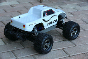 Custom Body Police Sheriff White for Traxxas Stampede 1/10 Truck Car Shell