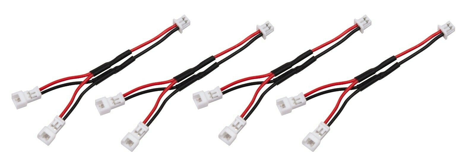 4pk Y splitter cable connector for E-Flite 1s Lipo Battey for Extend Flight Time