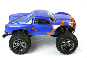 Custom Body Muddy Blue Orange for Traxxas T / E Maxx Shell Cover 3911R E-Maxx