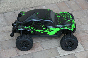 Custom Body Muddy Green Buggy for ARRMA BIGROCK BLX 1/10 MONSTER RC TRUCK