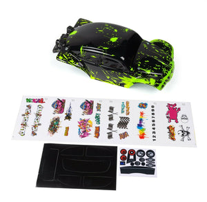 Custom Buggy Body Muddy Green for Redcat Racing Blackout XTE 1/10 Crawler