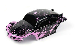 Custom Buggy Body Muddy Pink Black Shell for ARRMA 1/8 Nero 6S BLX Beetle