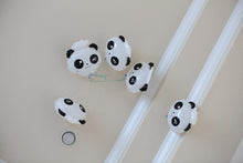 Load image into Gallery viewer, 5pk Panda Foil Balloon Holiday Party Decoration Christmas Birthday Halloween
