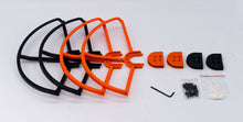 Load image into Gallery viewer, 2x Orange &amp; 2x Black Snap On/Off Prop Guards for DJI PHANTOM 1 2 3 VISION+ FC40
