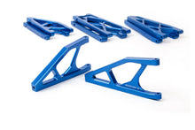 Load image into Gallery viewer, 4 Sets of Blue CNC Aluminum Suspension Arms for ARRMA Fazon 6S BLX Front Rear
