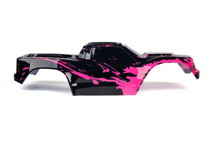 Custom Body Muddy Hot Pink for V1 Traxxas Maxx 1/10 4X4 4WD Truck Shell Cover