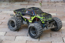 Load image into Gallery viewer, 4pk Wheels for Traxxas Stampede VXL / Slash Blacked Out Rim w/ Tires 1/10 12mm
