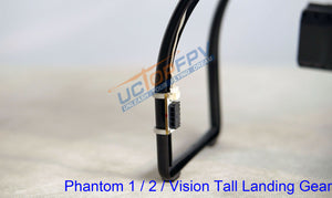 Black Tall Extended Landing Gear for DJI Phantom 1 2 Vision Wide and High