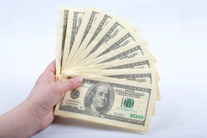 30 Count 100 Hundred US Dollar Bill Napkin 1:1 Size Prank Fun Party Novelty Gift