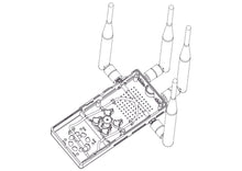 Load image into Gallery viewer, V2 Clear Case Dual Fans for Stratux ADS-B Kit Fits AHRS Module and GPYes
