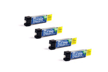 Load image into Gallery viewer, Pack of 4 150mah 1s 3.7v 25c Lipo Battery for E-Flite Hobbyzone Sport Cub S
