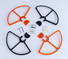 Load image into Gallery viewer, Orange Black Combo x4 Snap On/Off Prop Guards for DJI PHANTOM 3 Pro and Advanced
