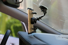 Load image into Gallery viewer, iPad X-Clamp with suction cup car plane tripod mount for iPad and iPad Mini
